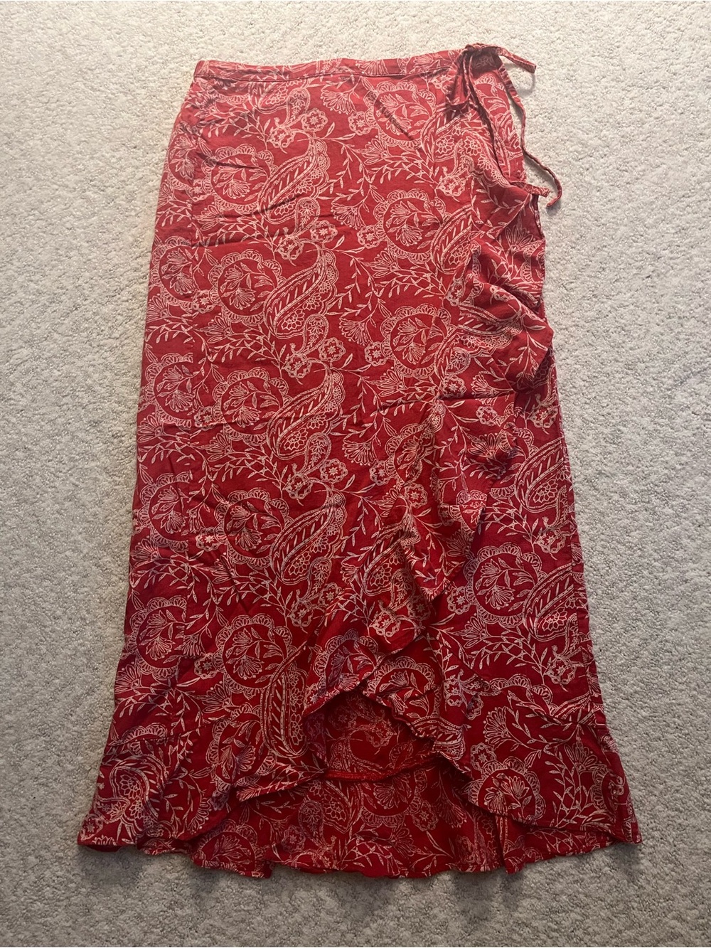 Universal Thread Ruffled Maxi Wrap Skirt - Picture 5 of 9